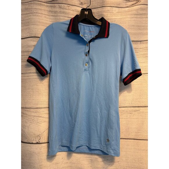 Lohla Sport Mia Short Sleeve Polo Shirt Size M - Picture 1 of 3